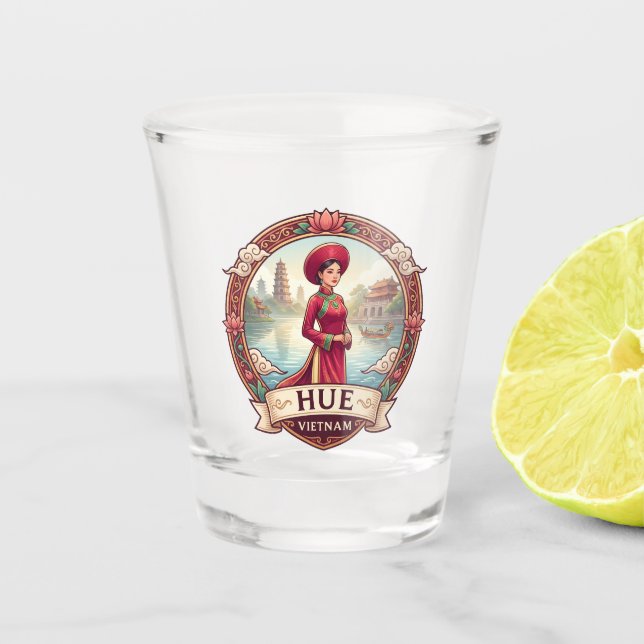Vaso De Chupito Hue Vietnam (Anverso)