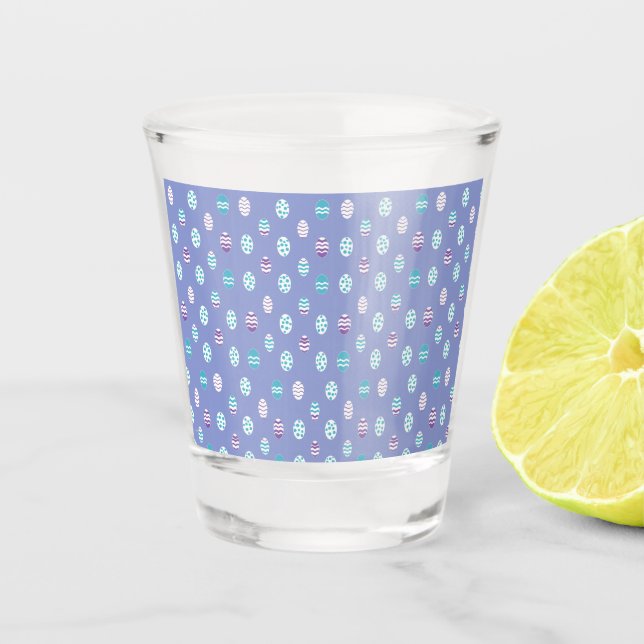 Vaso De Chupito Huevo de Pascua/primavera pastel (Anverso)