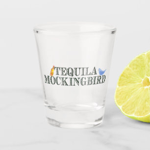 Vaso De Chupito Humor literario del Mockingbird del Tequila