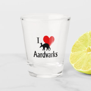 Vaso De Chupito I Heart Aardvarks