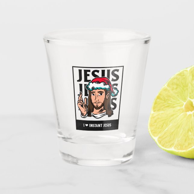 VASO DE CHUPITO I LOVE JESUS (Anverso)