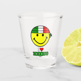 VASO DE CHUPITO I LOVE MEXICO SHOT GLASS 