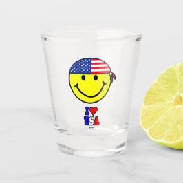 VASO DE CHUPITO I LOVE USA SHOT GLASS