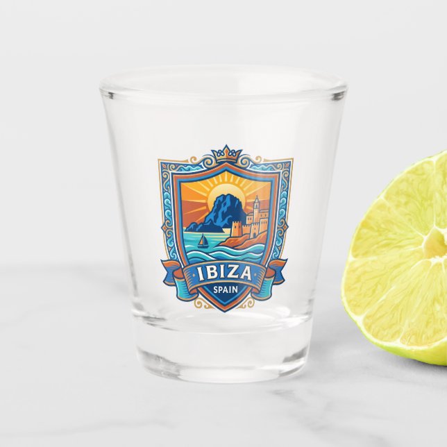 Vaso De Chupito Ibiza España (Anverso)