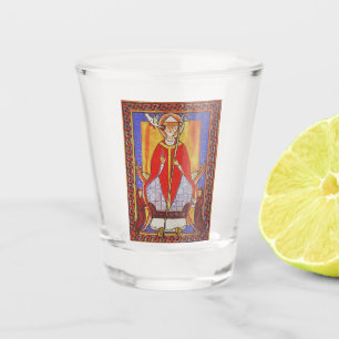 Vaso De Chupito Icono medieval de San Gregorio Magno