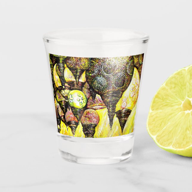 Vaso De Chupito Idea aún más grande del color (Anverso)