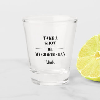 Vaso De Chupito Idea divertida de bebida para propuesta de padrino