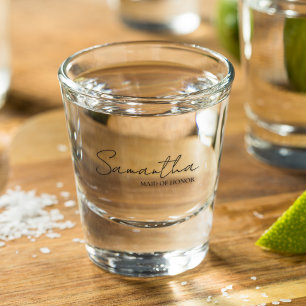 Vaso De Chupito Ideas de regalos personalizados para la dama de ho