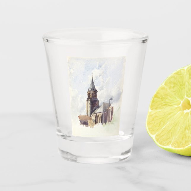 Vaso De Chupito Iglesia de Saint Germain des Pres París (Anverso)