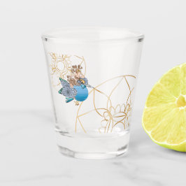 Vaso De Chupito Il pesce che amava l' uccellino