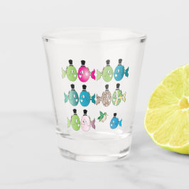 Vaso De Chupito Il pesce che amava l' uccellino