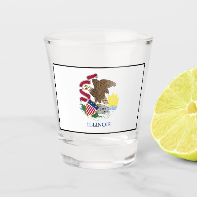 Vaso De Chupito Illinois (Anverso)