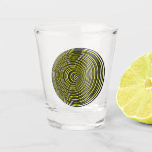 Vaso De Chupito Ilusión óptica doble 3D toma una toma de limón