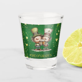 Vaso De Chupito Ilustración alegre de fiesta del Día de San Patric