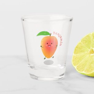Vaso De Chupito Ilustracion de personalizado amarillo de mango ale