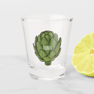 Vaso De Chupito Ilustracion de personalizado Artichoke