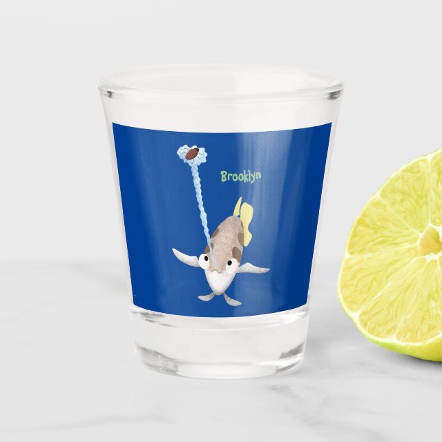 Vaso De Chupito Ilustracion de personalizado de Arquero Cutáneo (Anverso)