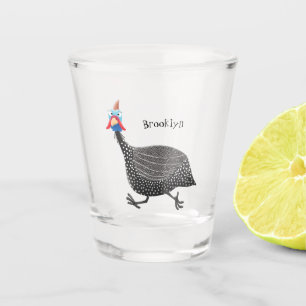 Vaso De Chupito Ilustracion de personalizado de aves divertidos de