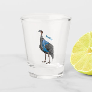 Vaso De Chupito Ilustracion de personalizado de aves silvestres