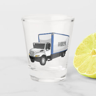 Vaso De Chupito Ilustracion de personalizado de camiones de cajas
