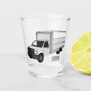 Vaso De Chupito Ilustracion de personalizado de camiones de cajas