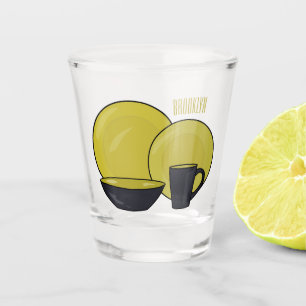 Vaso De Chupito Ilustracion de personalizado de juego de mesa