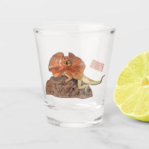 Vaso De Chupito Ilustracion de personalizado de lagarto de cuello