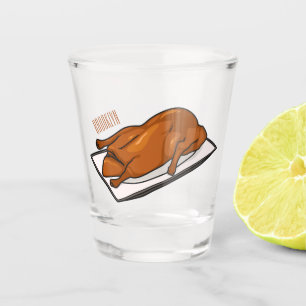 Vaso De Chupito Ilustracion de personalizado de pato de Peking