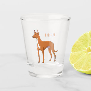 Vaso De Chupito Ilustracion de personalizado de perro perrito