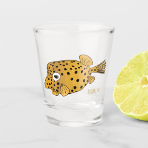 Vaso De Chupito Ilustracion de personalizado de pez dorado