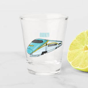 Vaso De Chupito Ilustracion de personalizado de trenes de alta vel