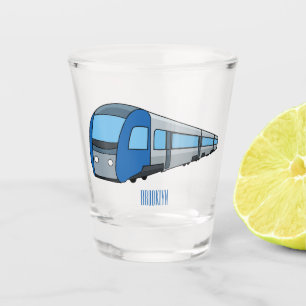 Vaso De Chupito Ilustracion de personalizado de trenes eléctricos