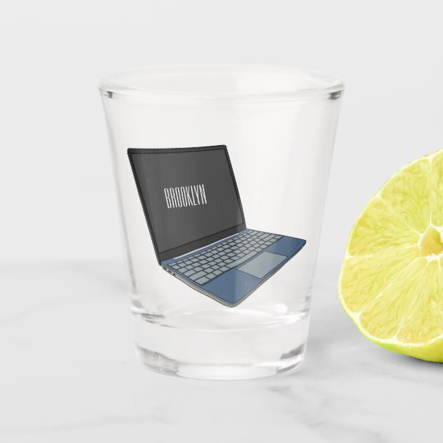 Vaso De Chupito Ilustracion de personalizado para portátiles (Anverso)