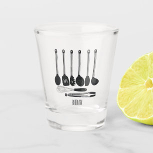 Vaso De Chupito Ilustracion de personalizados utensiales de cocina