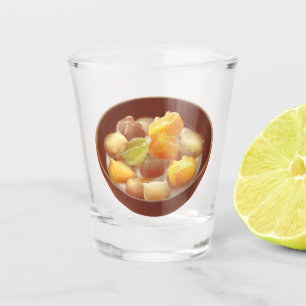 Vaso De Chupito Ilustracion de postres Taro Ball