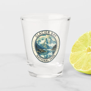 Vaso De Chupito Ilustracion de viajes del Parque Nacional de la Ba