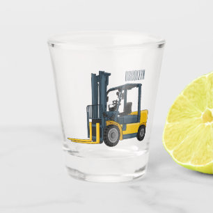 Vaso De Chupito Ilustracion del personalizado de elevación de la h