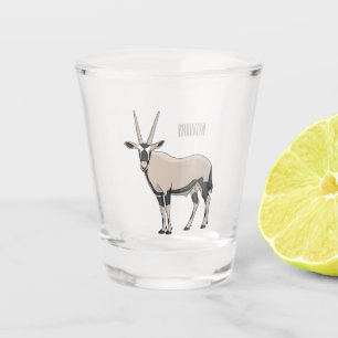 Vaso De Chupito Ilustracion Oryx personalizado