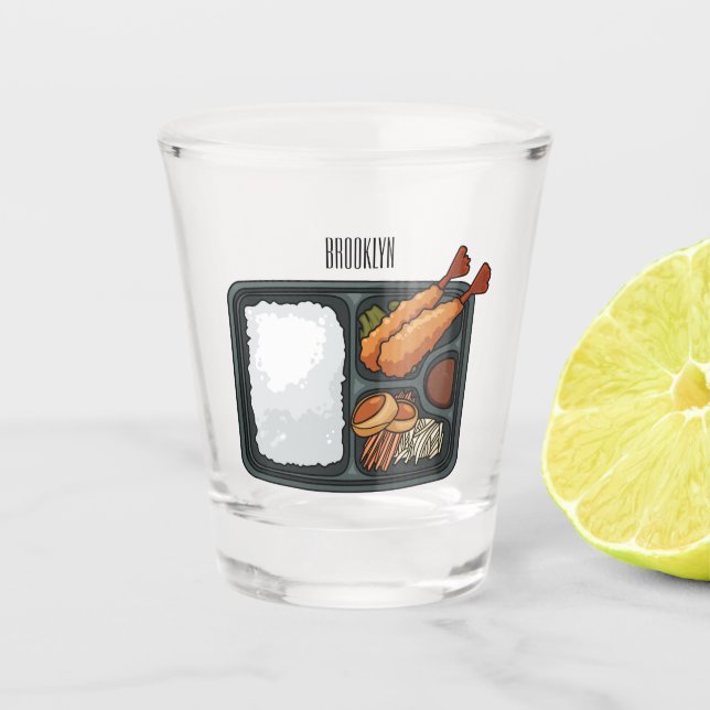 Vaso De Chupito Ilustracion personalizado Bento (Anverso)