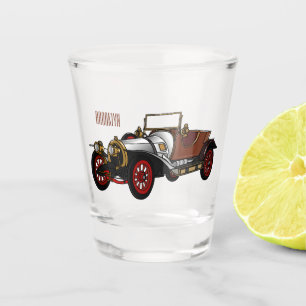 Vaso De Chupito Ilustracion personalizado clásico de 1920