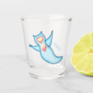 Vaso De Chupito Ilustracion personalizado de ángel de mar