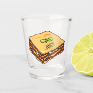 Vaso De Chupito Ilustracion personalizado de Lasagna