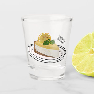 Vaso De Chupito Ilustracion personalizado de queso de limón