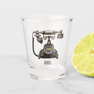 Vaso De Chupito Ilustracion personalizado de teléfono