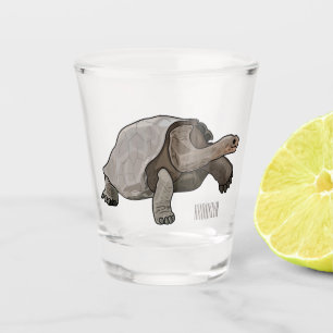 Vaso De Chupito Ilustracion personalizado de tortugas de Galápagos