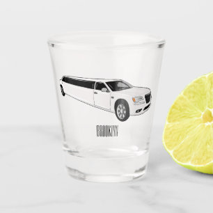 Vaso De Chupito Ilustracion personalizado limusina