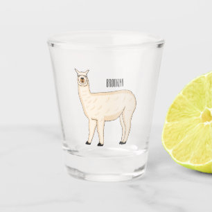 Vaso De Chupito Ilustracion personalizado Llama
