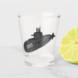 Vaso De Chupito Ilustracion personalizado submarino