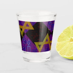 Vaso De Chupito Imagen temática de Hanukkah de SlipperyJoe's dorad