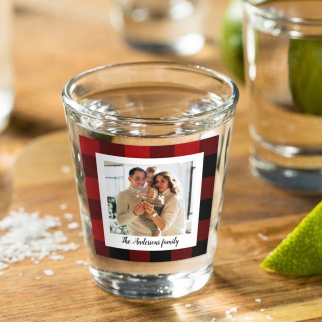 Vaso De Chupito Imagen Y Nombre Personal Del Búfalo Rojo (Subido por el creador)